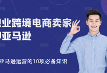 职业跨境电商卖家聊亚马逊:亚马逊运营的10项必备知识,12堂课让你看懂亚马逊运营-蜗牛学社
