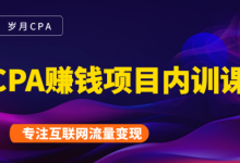 2021手把手教你玩转CPA暴利赚钱项目,新手实操日入200-1000元 (全套课程)-蜗牛学社