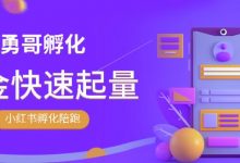 小红书撸金快速起量陪跑孵化营,教你在小红书平台实现副业的睡后收入-蜗牛学社