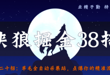 侠狼掘金38招第21招暴例项目之倒卖QQ账号,轻松日入500+,无压货风险-蜗牛学社