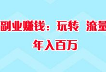 副业赚钱:玩转IP流量,年入百万-蜗牛学社