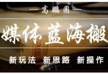 高鹏圈·自媒体蓝海搬运项目:单号收益每月基本都可以达到5000+,可批量-蜗牛学社