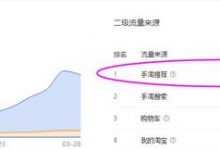 手淘推荐流量怎么来的(手淘搜索流量怎么提高)-蜗牛学社