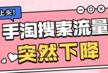 手淘推荐是什么流量(手淘搜索流量下降是什么原因)-蜗牛学社