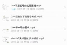 新规平播起号教程:平播起号的底层逻辑,适合当下的起号方式-蜗牛学社