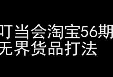 叮当会淘宝56期:无界货品打法-淘宝开店教程-蜗牛学社