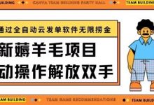 最新薅羊毛项目通过全自动云发单软件在羊毛平台无限捞金日入200+-蜗牛学社