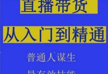 2024抖音直播带货直播间拆解抖运营从入门到精通,普通人谋生最有效技能-蜗牛学社