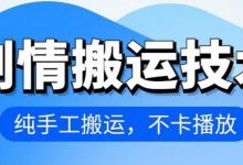 4月抖音剧情搬运技术,纯手工搬运,不卡播放-蜗牛学社