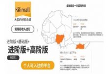 kilimall非洲电商培训,基础版+进阶版+高阶版,从0到1个人可入驻的平台-蜗牛学社