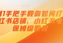 0到1手把手教你如何打爆小红书店铺,小红书电商保姆级教程-蜗牛学社