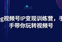 Vlog视频号IP变现训练营,手把手带你玩转视频号-蜗牛学社