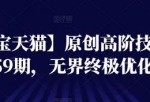 【淘宝天猫】原创高阶技术第59期,无界终极优化-蜗牛学社