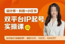 双平台IP起号实操营,教你如何靠打造设计IP,赚到10万、100万、1000万?-蜗牛学社