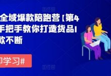 货品IP全域爆款陪跑营【第4期】,手把手教你打造货品IP,爆款不断-蜗牛学社