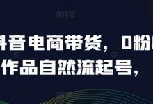 抖音电商带货,0粉0作品自然流起号,热销20多万人的抖音课程的经验分享-蜗牛学社