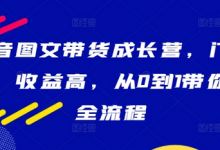 抖音图文带货成长营,门槛低、收益高,从0到1带你学全流程-蜗牛学社