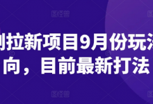 短剧拉新项目9月份玩法方向，目前最新打法-蜗牛学社