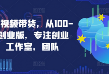 京东短视频带货,从100-1000创业版,专注创业者,工作室,团队-蜗牛学社