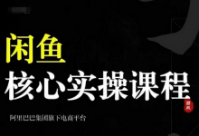 2024闲鱼核心实操课程，从养号、选品、发布、销售，教你做一个出单的闲鱼号-蜗牛学社