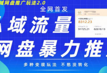 最新暴力私域网盘拉新玩法2.0,多种变现模式,并打造私域回流,轻松日入500+-蜗牛学社