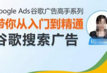 Google Ads谷歌广告高手 – 搜索广告，带你从入门到精通谷歌搜索广告-蜗牛学社