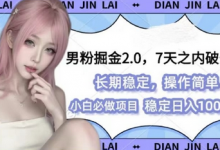 男粉掘金2.0 全新图文视频玩法,百分百过原创,多种变现思路-蜗牛学社