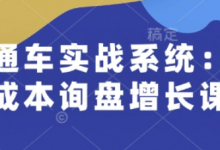 直通车实战系统：低成本询盘增长课，让个人通过技能实现升职加薪，让企业低成本获客，订单源源不断-蜗牛学社