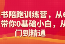 小红书陪跑训练营,从6大维度带你0基础小白,从入门到精通-蜗牛学社