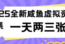 2025全新闲鱼虚拟资料项目合集，成本低，操作简单，一天两三张-蜗牛学社