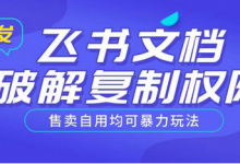 首发飞书文档PJ复制权限，售卖自用均可暴力玩法-蜗牛学社