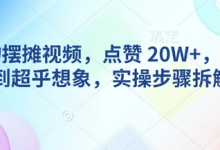 AI动物摆摊视频,点赞 20W+,流量好到超乎想象,实操步骤拆解-蜗牛学社