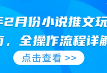 25年2月份小说推文玩法指南，全操作流程详解-蜗牛学社