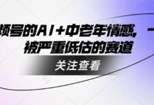 视频号的AI+中老年情感,一个被严重低估的赛道-蜗牛学社