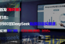 精准打击：价值3980的DeepSeek私域引流实操课，小白实操无门槛，日引精准粉300+-蜗牛学社