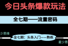 头条系列全七期项目拆解,全是干货,新手从0-1必经过程,99的人会踩的坑-蜗牛学社