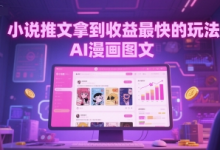 小说推文拿到收益最快的玩法,AI漫画图文-蜗牛学社