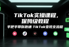 TikTok实操课程,保姆级教程,手把手带你跑通TikTok变现全流程-蜗牛学社