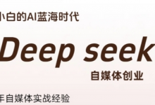 普通人利用Deepseek自媒体创业，零基础友好，小白的AI蓝海时代-蜗牛学社