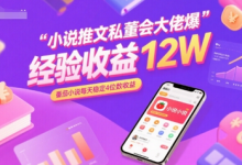 小说推文私董会大佬爆单经验分享收益12W，番茄小说每天稳定4位数收益-蜗牛学社