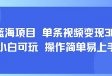 8月AI蓝海项目,单条视频变现1k+ 小白可玩 操作简单易上手-蜗牛学社
